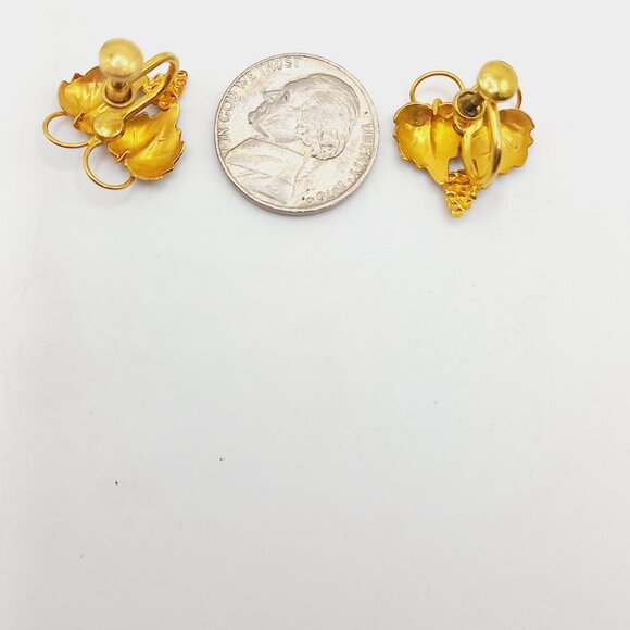 Landstrom BLACK HILLS GOLD Necklace and Earrings 10K-12K - Picture 16 of 16